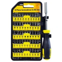 Rolson Screwdriver Set 51pc -Robert Dyas Equipment Shop 307017 Rolson 38pc Stubby Screwdriver Set1