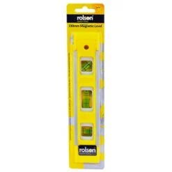 Rolson Magnetic Level 230mm -Robert Dyas Equipment Shop 307031 Rolson 230mm Magnetic Level packaging1