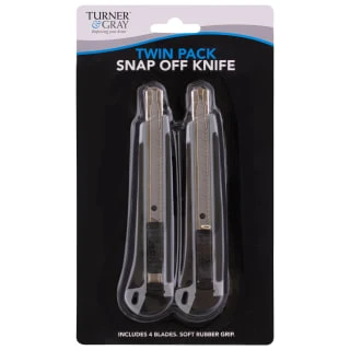 Turner & Gray Twin Pack Snap Off Knife 3 Turner & Gray Twin Pack Snap Off Knife