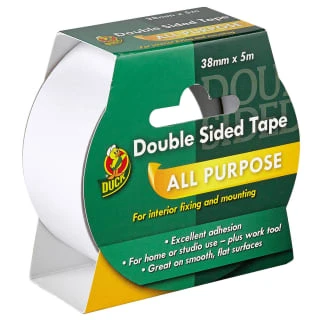Duck Double-Sided All Purpose Tape 5m 3 Duck Double-Sided All Purpose Tape 5m
