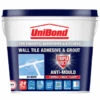 UniBond Wall Tile Adhesive And Grout Triple Protect - White 1.28kg 1 UniBond Wall Tile Adhesive And Grout Triple Protect - White 1.28kg -Robert Dyas Equipment Shop 308934 unibond re new white kitchen bathroom sealant 100ml