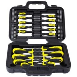 Rolson Screwdriver & Bit Set 58pc -Robert Dyas Equipment Shop 315945 rolson 58pc screwdriver set