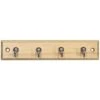 B&M Pine & Chrome 4 Hook Key Rail 1 B&M Pine & Chrome 4 Hook Key Rail -Robert Dyas Equipment Shop 319384 Pine And Chrome 4 Hook Key Tidy