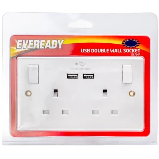 Eveready USB Double Wall Socket 6 Eveready USB Double Wall Socket - Image 4