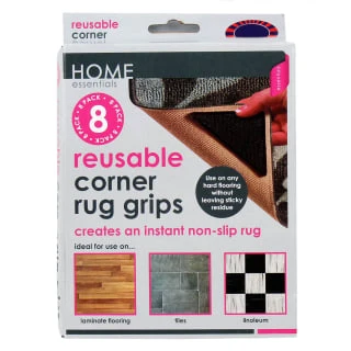 B&M Home Essentials Reusable Corner Rug Grips 8pk 3 B&M Home Essentials Reusable Corner Rug Grips 8pk