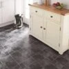 B&M Self Adhesive Floor Tiles Grey Stone Effect -Robert Dyas Equipment Shop 323289 2mm grey stone effect tiles