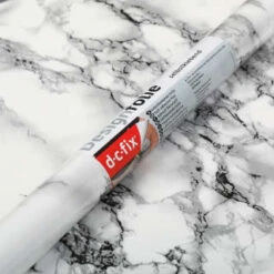 D-C-Fix Self-Adhesive Film 90cm X 2.1m - Marble White 10 D-C-Fix Self-Adhesive Film 90cm X 2.1m - Marble White -Robert Dyas Equipment Shop 330978 dc fix marble white 90x2m wallpaper