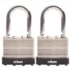 Laminated Padlock 50mm 2pk