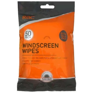 RAC Windscreen Wipes 50pk 3 RAC Windscreen Wipes 50pk