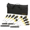 Stanley Screwdriver Set & Bag 48pc 1 Stanley Screwdriver Set & Bag 48pc -Robert Dyas Equipment Shop 337844 48piece screwdriver set