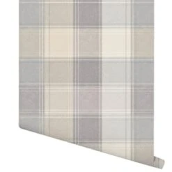Country Check Wallpaper - Grey 12 Country Check Wallpaper - Grey -Robert Dyas Equipment Shop 341211 arthouse country check grey wallpaper 2