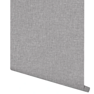 Linen Wallpaper - Mid Grey 7 Linen Wallpaper - Mid Grey - Image 5