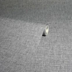 Linen Wallpaper - Mid Grey 10 Linen Wallpaper - Mid Grey -Robert Dyas Equipment Shop 341214 arthouse linen mid grey wallpaper 3