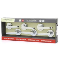 Ash Polished Chrome Effect Door Handles