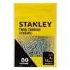 Stanley Twin Thread Screws 80pk 4 X 50mm 1 Stanley Twin Thread Screws 80pk 4 X 50mm -Robert Dyas Equipment Shop 355935 stanley twin thread screw 4x50mm