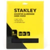 Stanley Aluminium Oxide Sandpaper 6pk - Assorted 2 Stanley Aluminium Oxide Sandpaper 6pk - Assorted -Robert Dyas Equipment Shop 355943 stanley aluminium oxide sandpaper diy 3