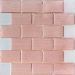Hampton Copper Brick Mosaic Self Adhesive Wall Tile 7 Hampton Copper Brick Mosaic Self Adhesive Wall Tile -Robert Dyas Equipment Shop 359978 hampton copper brick mosaic self adhesive wall tile 2