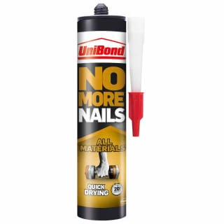 UniBond No More Nails Quick Drying Adhesive 290g 3 UniBond No More Nails Quick Drying Adhesive 290g