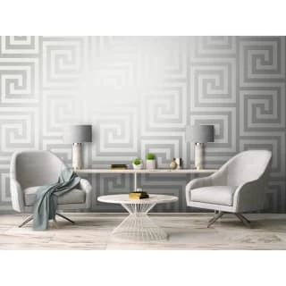 Athena White Silver Wallpaper 3 Athena White Silver Wallpaper