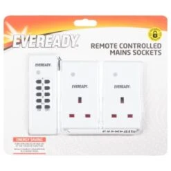 Eveready USB Double Wall Socket 17 Eveready USB Double Wall Socket -Robert Dyas Equipment Shop 366304 eveready remote control mains socket twin pack