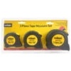 Rolson Measuring Tape Set 3pk 1 Rolson Measuring Tape Set 3pk -Robert Dyas Equipment Shop 367545 rolson 3pk measuring tape