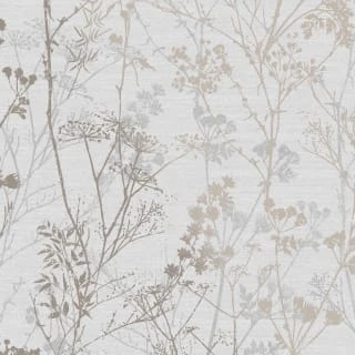 Hedgerow Wallpaper - Grey & Pale Gold 4 Hedgerow Wallpaper - Grey & Pale Gold - Image 2