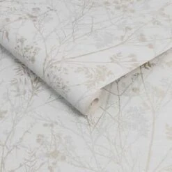 Hedgerow Wallpaper - Grey & Pale Gold 7 Hedgerow Wallpaper - Grey & Pale Gold -Robert Dyas Equipment Shop 371353 hedgerow grey pale gold wallpaper1