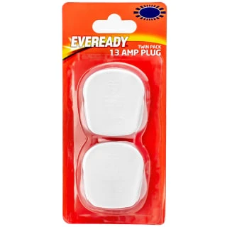 Eveready 13 Amp Plug 2pk 3 Eveready 13 Amp Plug 2pk
