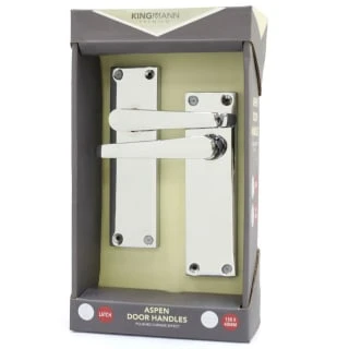 Aspen Polished Chrome Effect Door Handles 3 Aspen Polished Chrome Effect Door Handles