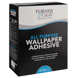 Turner & Gray All Purpose Wallpaper Adhesive 30 Roll 3 Turner & Gray All Purpose Wallpaper Adhesive 30 Roll