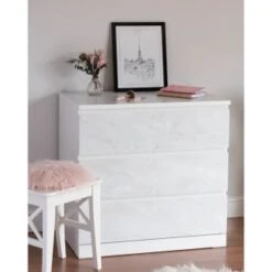 D-C-Fix Self-Adhesive Film Romeo - White - 90cm X 2.1m 7 D-C-Fix Self-Adhesive Film Romeo - White - 90cm X 2.1m -Robert Dyas Equipment Shop 377880 dc fix romeo white self adhesive vinyl 90cm x 2 1m wallpaper 3