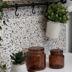 D-C-Fix Self-Adhesive Film Terrazzo 67.5cm X 2m 8 D-C-Fix Self-Adhesive Film Terrazzo 67.5cm X 2m -Robert Dyas Equipment Shop 377882 dc fix terrazzo self adheisve vinyl 67 5cm x 2m wallpaper