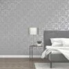 Platina Damask Wallpaper - Charcoal & Silver 2 Platina Damask Wallpaper - Charcoal & Silver -Robert Dyas Equipment Shop 378565 platina damask charcoal and silver wallpaper 2