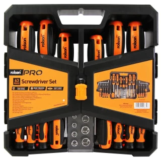 Rolson Pro Screwdriver Set 63pc 3 Rolson Pro Screwdriver Set 63pc