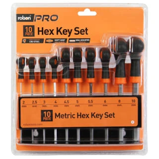 Rolson Pro Hex Key Set 10pc 3 Rolson Pro Hex Key Set 10pc
