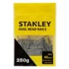 Stanley Oval Head Nails 40mm 250g -Robert Dyas Equipment Shop 382822 stanley oval head nails 40mm 2