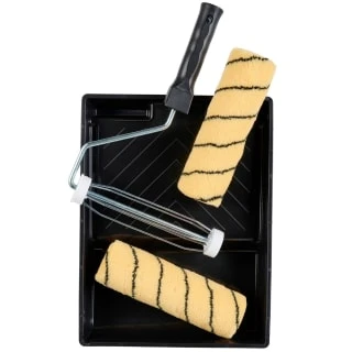 Harris Contractor 9" Tiger Stripe Roller Set. 3 Harris Contractor 9" Tiger Stripe Roller Set.