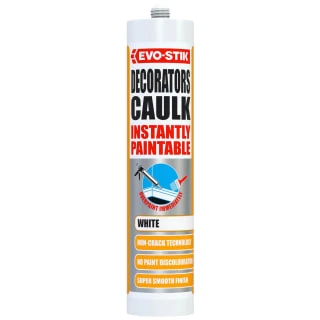 B&M Evo-Stik Instantly Paintable Decorators Caulk 3 B&M Evo-Stik Instantly Paintable Decorators Caulk