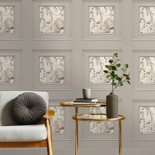 Corinthia Panel Wallpaper - Pearl 3 Corinthia Panel Wallpaper - Pearl