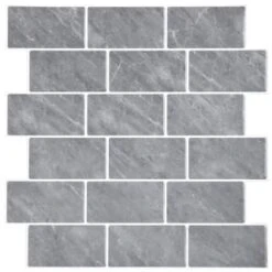 Berrington Grey Subway Self Adhesive Wall Tile 7 Berrington Grey Subway Self Adhesive Wall Tile -Robert Dyas Equipment Shop 389754 berrington grey subway self adhesive wall tile 3