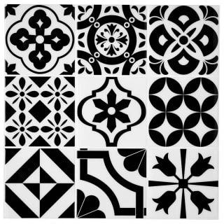 Clevedon Black Morrocan Self Adhesive Wall Tile 5 Clevedon Black Morrocan Self Adhesive Wall Tile - Image 3
