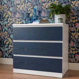 D-C-Fix Self Adhesive Film 67.5cm X 2m - Midnight Navy Wood 4 D-C-Fix Self Adhesive Film 67.5cm X 2m - Midnight Navy Wood - Image 2