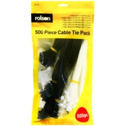 Rolson Cable Tie Pack 500pc