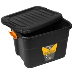 Kingmann Heavy Duty Storage Box 42L 7 Kingmann Heavy Duty Storage Box 42L -Robert Dyas Equipment Shop 392697 kingmann heavy duty storage box 42l 3