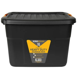 Kingmann Heavy Duty Storage Box 42L 3 Kingmann Heavy Duty Storage Box 42L