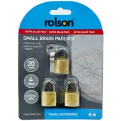 Rolson Small Brass Padlock 20mm
