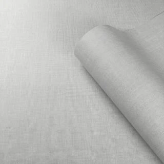 Linen Texture Grey Wallpaper 6 Linen Texture Grey Wallpaper - Image 4