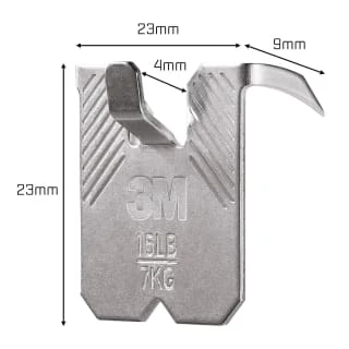 B&M 3M Claw Picture Hanger For Drywall 4pk - 7kg 7 B&M 3M Claw Picture Hanger For Drywall 4pk - 7kg - Image 5
