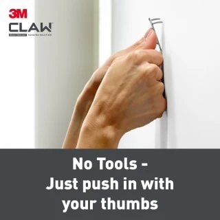 B&M 3M Claw Picture Hanger For Drywall 4pk - 7kg 12 B&M 3M Claw Picture Hanger For Drywall 4pk - 7kg - Image 10