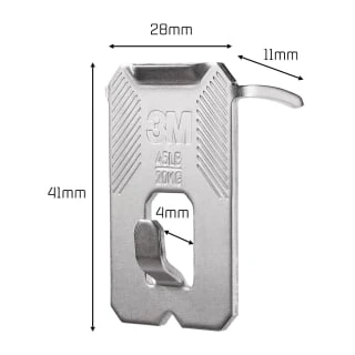 B&M 3M Claw Picture Hanger For Drywall 4pk - 20kg 7 B&M 3M Claw Picture Hanger For Drywall 4pk - 20kg - Image 5